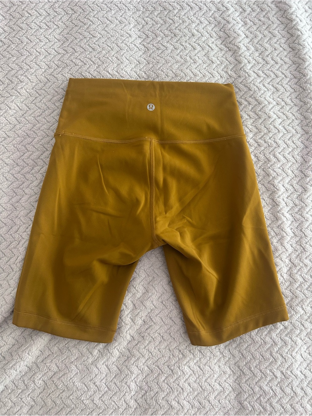 lululemon athletica High-Rise Bike Shorts in Mustard Gold